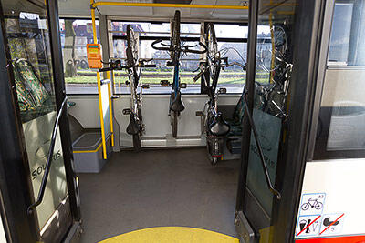 autobus z miejscami na rowery 2